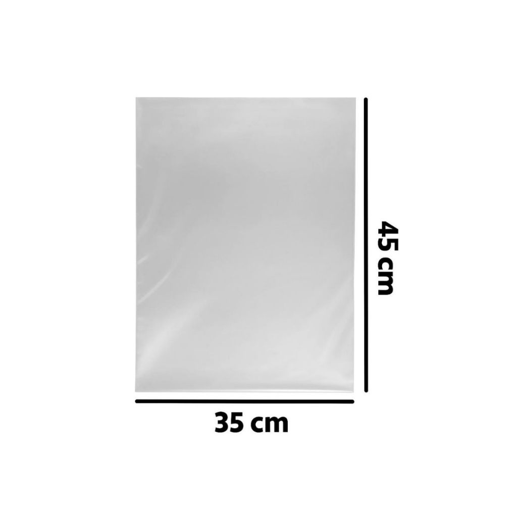 Saquinho Plástico 35x45cm Transparente | Embalagens Resistentes para Armazenamento e Envio