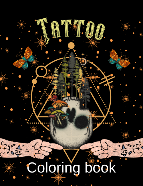 Tattoo Coloring Book