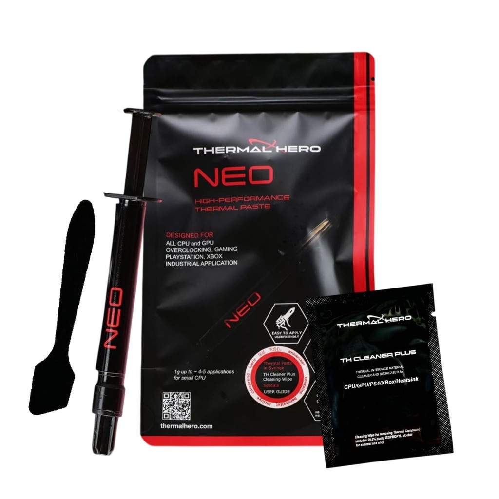 Pasta Térmica Thermal Hero NEO Alta Performance 12 W/mK 1g CPU GPU Intel Amd Delid PS3 PS4 PS5 Xbox