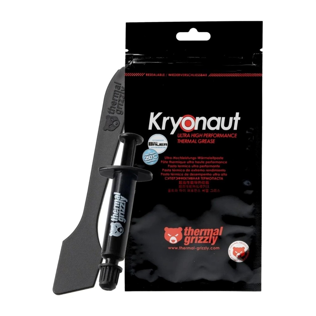 Pasta Térmica Thermal Grizzly Kryonaut 1g Notebook Processador Placa de Vídeo CPU GPU Xbox PS3 PS4