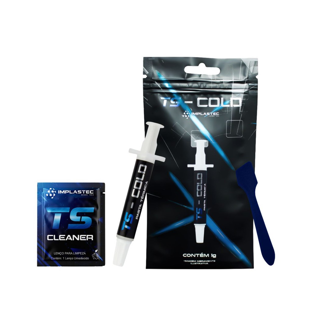 Pasta Térmica Ts Cold 1g Implastec Cpu Ps3 Ps4 Ps5 Xbox One Sx