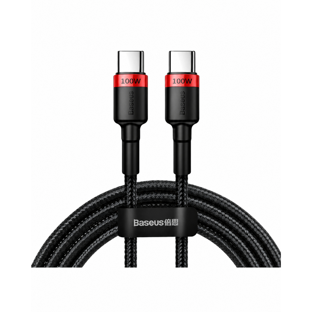 Cabo Baseus 2 Metros Tipo C/c 20v 100w 5a Fast Charging Data