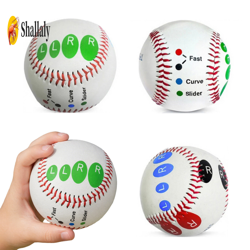 Baseball Pitching Grip Trainer Correction Ball with Finger Placement – Multi-grip Training for Beginners for