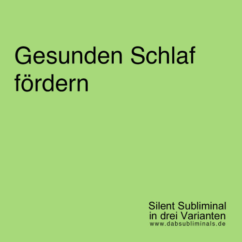 Gesunden Schlaf fördern