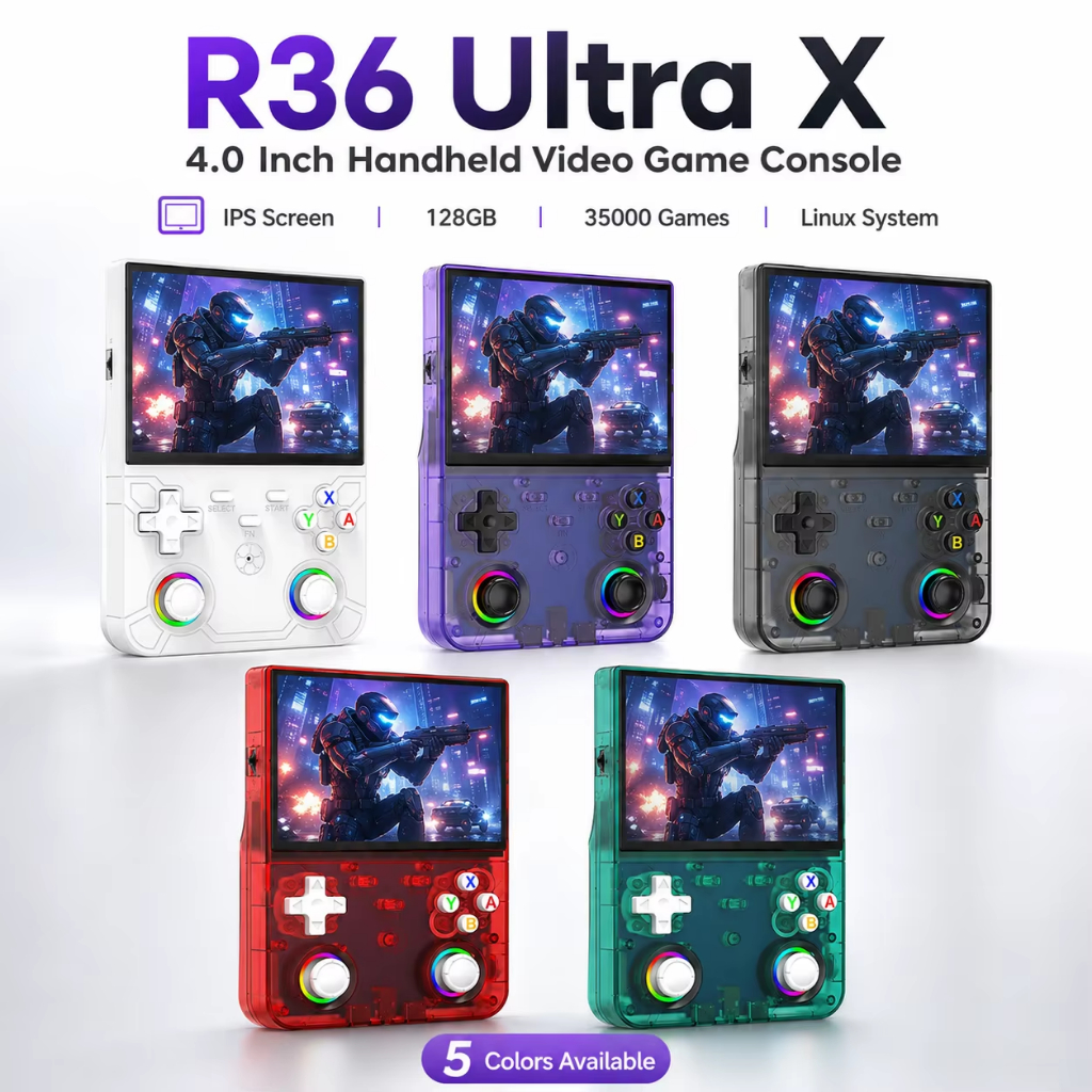 R36 Ultra X Retro Console De Jogos Portátil 4.5 