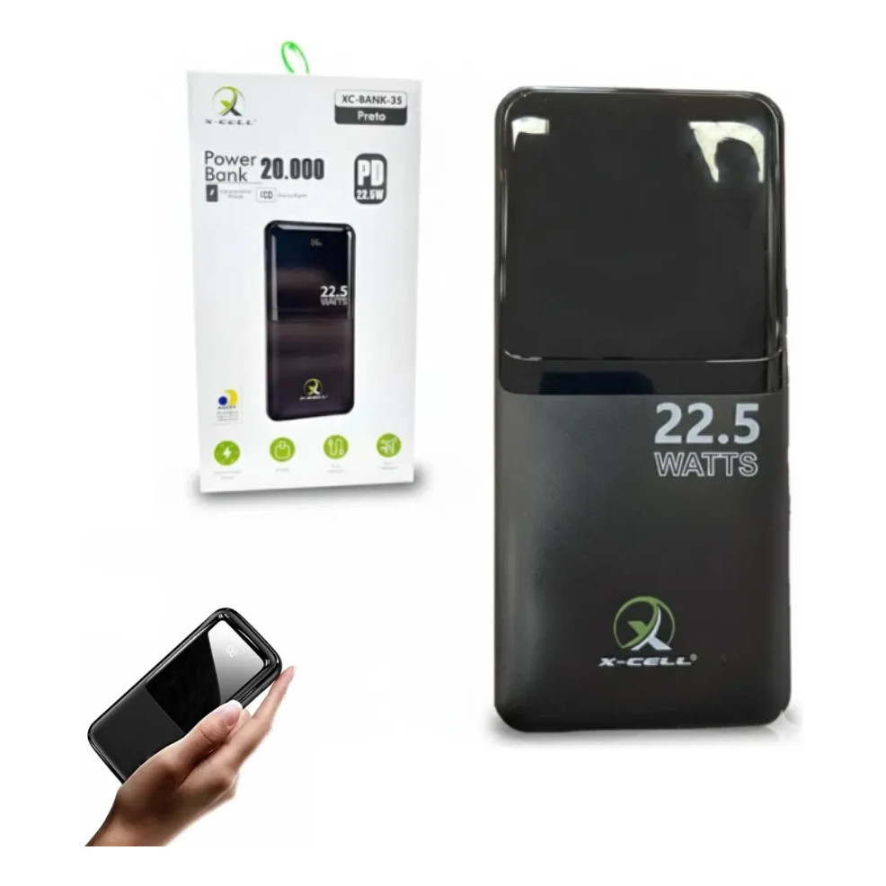 Powerbank 20000mAh 22.5W Ultra Rápido Carga Rápida Universal