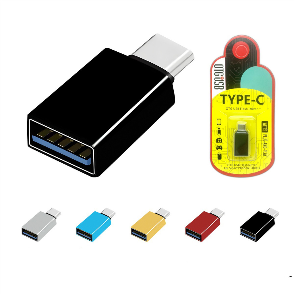 Adaptador USB Tipo C Para 3.0 OTG Compatível Com MacBook Pro Samsung Galaxy Type-Smartphones , Tablets E Laptops