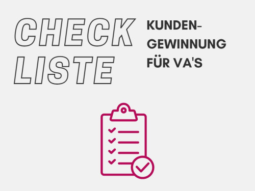 Checkliste für mehr Kundengewinnung (eBook / Checkliste)