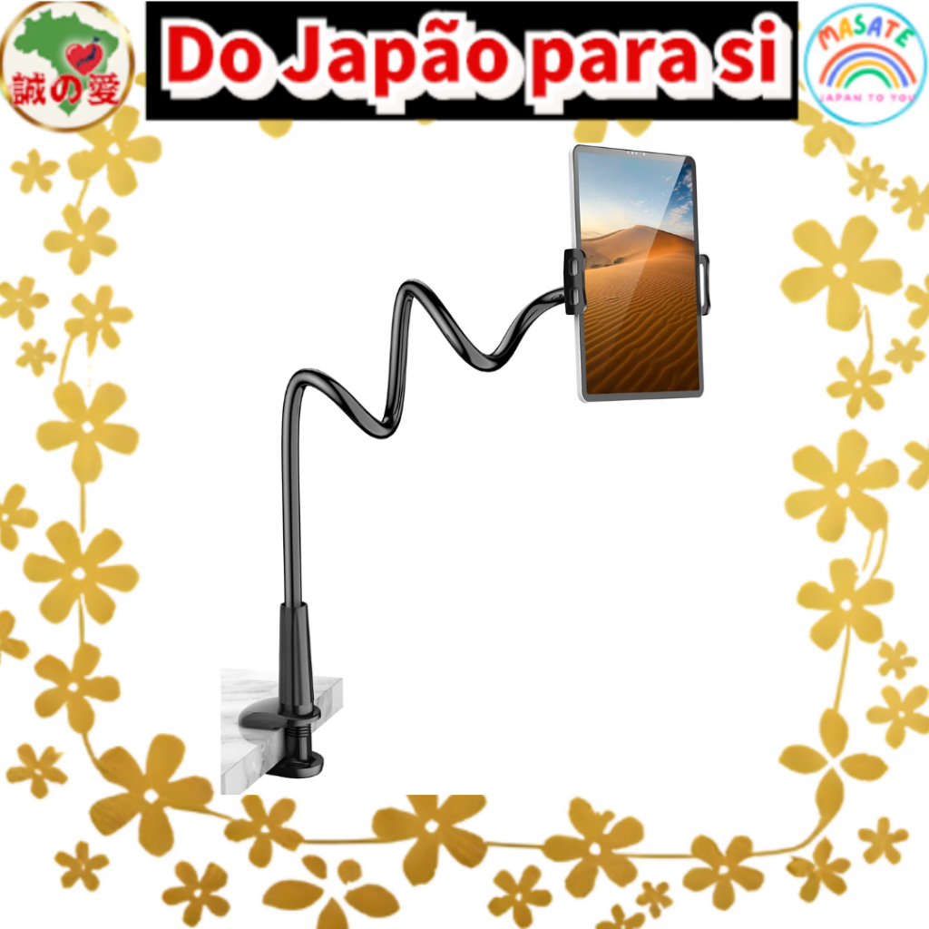 JAPAN UTILITY Tablet Arm Stand Flexible Gooseneck Bed Desk Holder 4-10.6 Inch 【Do Japão para você】