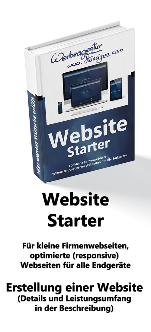 Website - Starter - für kleine Firmenwebseiten