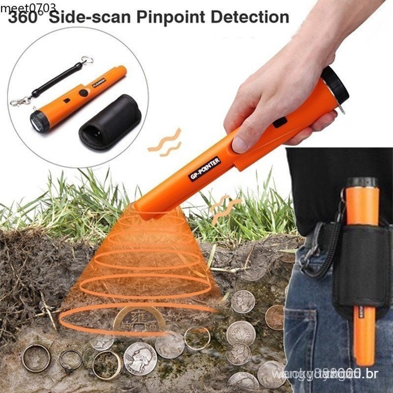 100% Waterproof High Sensitivity Metal Detector/Gold Locator/Low Price/Treasure Hunter Kit F2VV