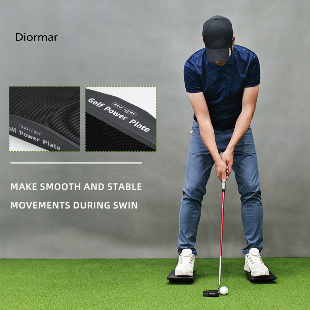 Golf Power Plates 1 Pair Pressure Weight Shift Boards Lightweight Portable Swing Training Aid for Beginners Improve Bala