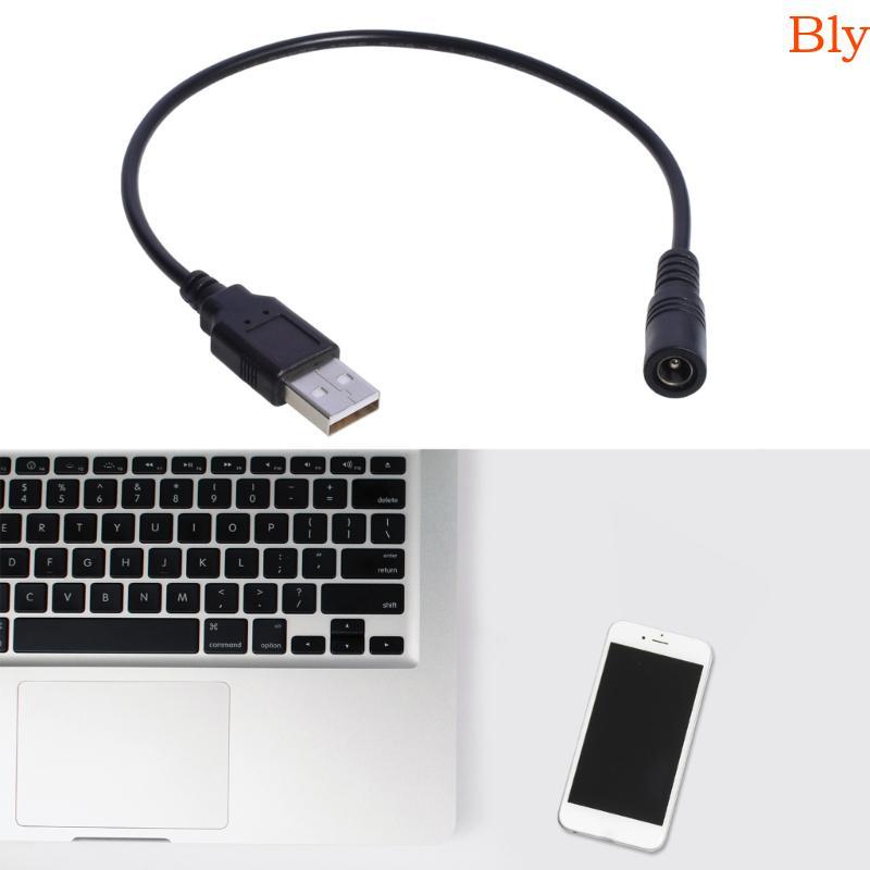 Bly Para Fêmea Conector USB 5 5mm X 2 1mm Plug 5V Fonte Alimentação Tomada Linha Carregamento Adapta