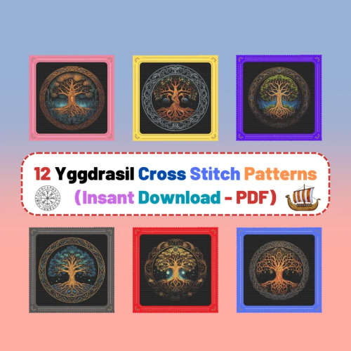 Yggdrasil Cross Stitch Patterns