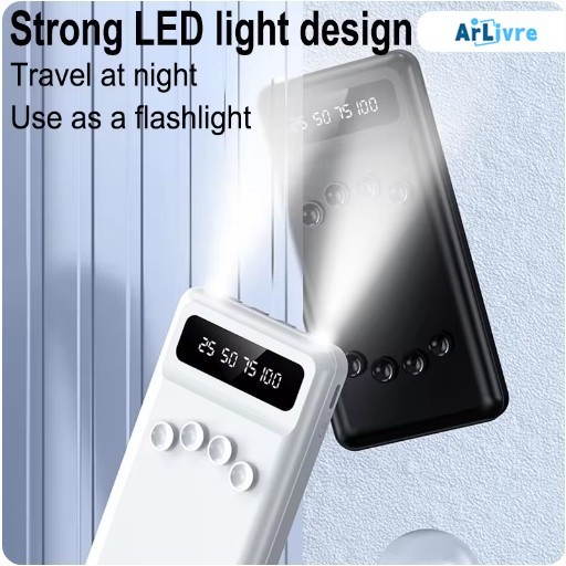 Power Bank celular 27000mAh: capacidade extra, carregamento rápido, forte capacidade adsorvente compatível todos modelos