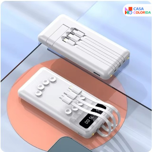Carregamento rápido,capacidade extra,Power Bank celular 27000mAh: forte capacidade adsorvente, compatível todos modelos