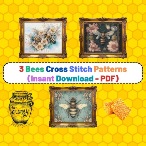 Bees Cross Stitch Patterns