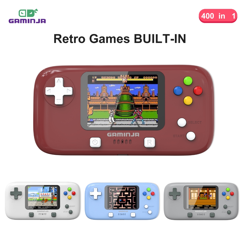 400 Em 1 Mini Console De Jogos Portátil Tela Colorida TFT De 2.8 Polegadas , Suporte Para Conexões De TV Saída AV