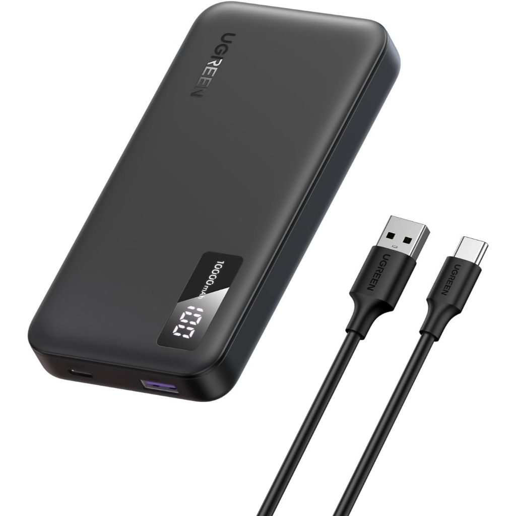 Ugreen Carregador portátil pd 20W 22,5W rápido 10000mAh Power Bank Bateria externa USB A USB C ( Produto já no Brasil )