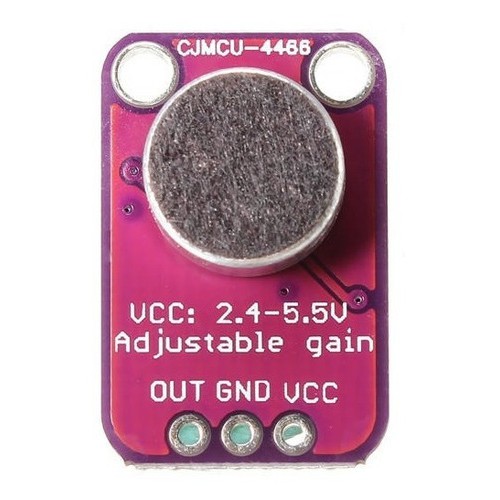 2pcs Modulo MIC Max4466 C/ Ajuste De Ganho