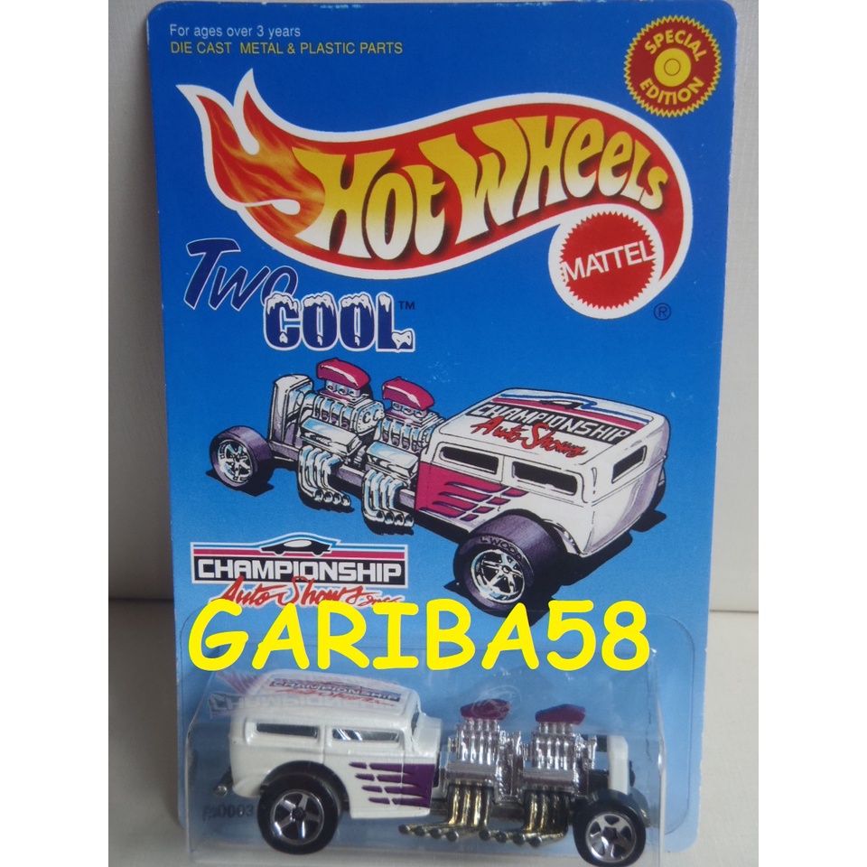 HOT WHEELS  WAY 2 FAST TWO COOL 1998 CHAMPIONSHIP AUTO SHOW INC SPECIAL EDITION GARIBA58