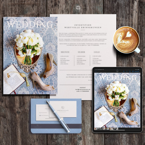 Preiskarten Vorlage für Photoshop