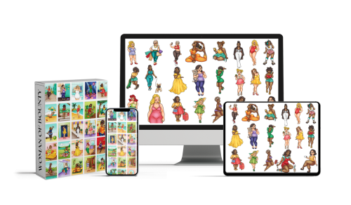 Women of Bounty Coloring Book