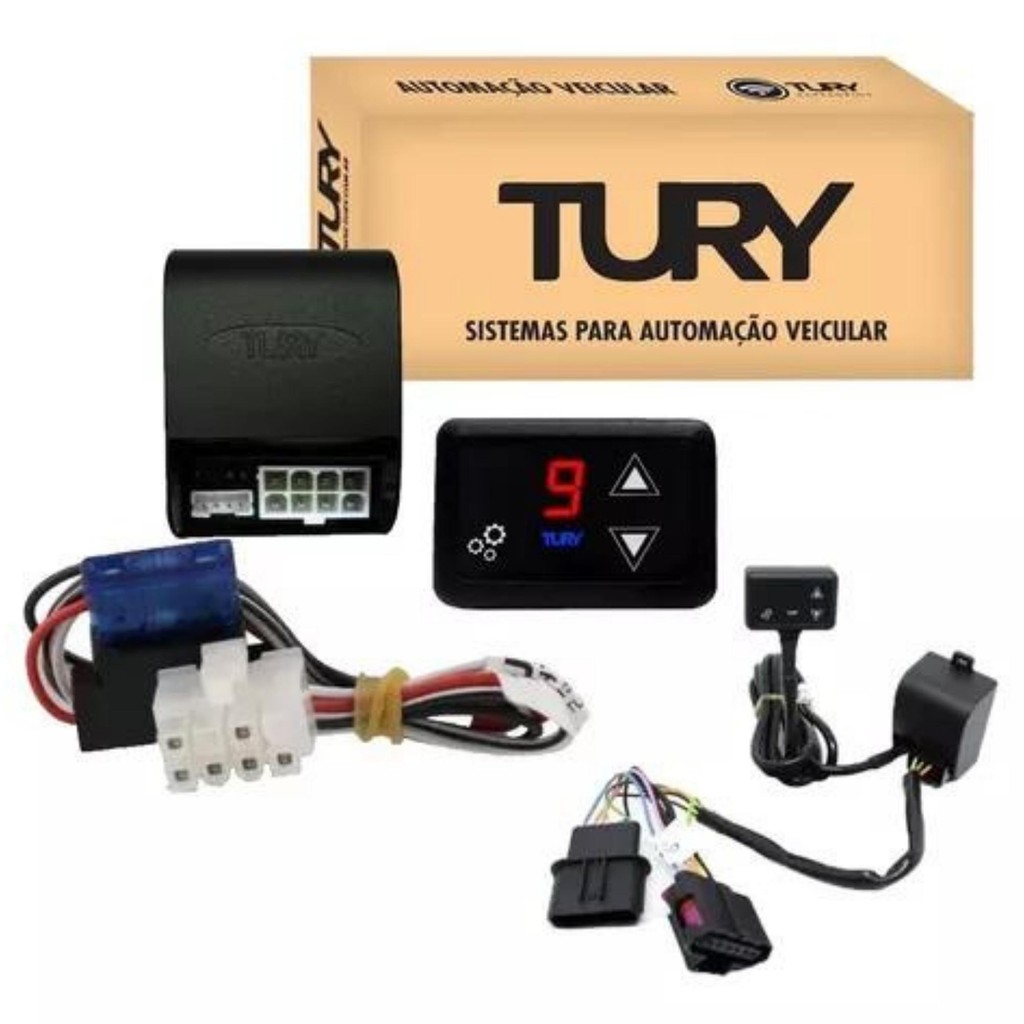 Kit instalaçao Fast Chip de Potência Parking e Lock Manual e Automático Plug&Play Tury KIT_FAST_BR1