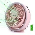 Mini  Ventilador De Mesa Portátil  Potente E Silencioso Usb Desktop - Rosa