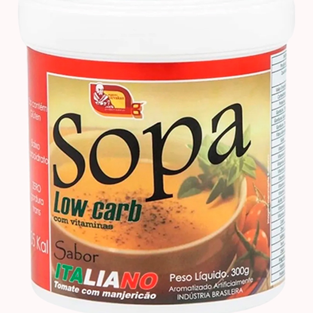 Sopa para dieta com BAIXO CARBOIDRATOS  Nutricional Cremosa Sem Glúten Light Sabores