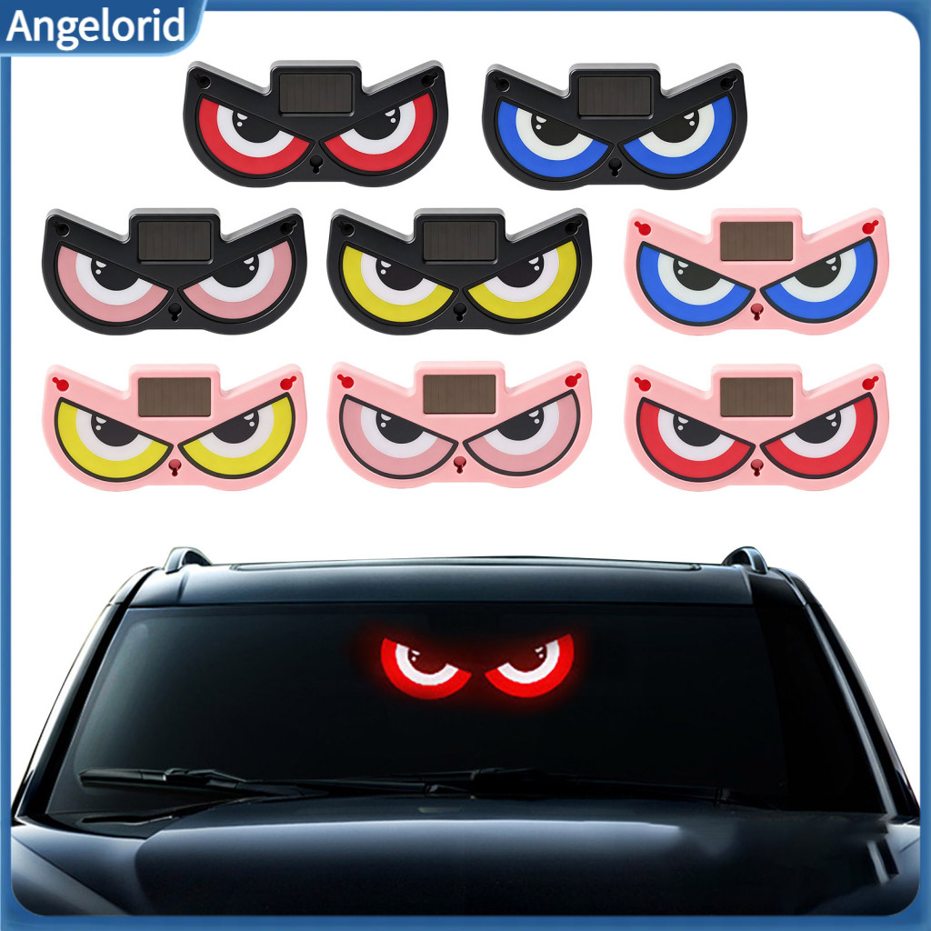 Customized Vehicle Atmosphere Solar Powered Lamp Demon Eye Car Window Light Dynamic Led Night with Sensor Wireless Usb R