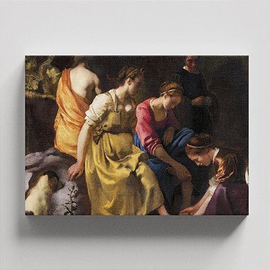 Quadro Canvas Diana And Her Nymphs Borda Infinita 60x90cm