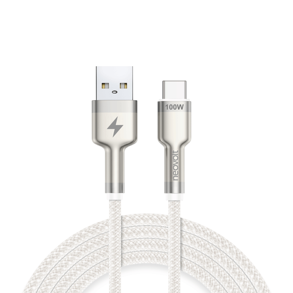 Cabo Carregador Turbo Neovolt Tipo-C USB-C para iPhone 15 e 16, Samsung, Motorola, Xiaomi 2 Metros
