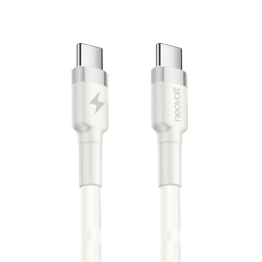 Cabo Carregador Turbo Neovolt USB-C Compativel iPhone 15 e 16, Samsung, Motorola, Xiaomi 1 Metro