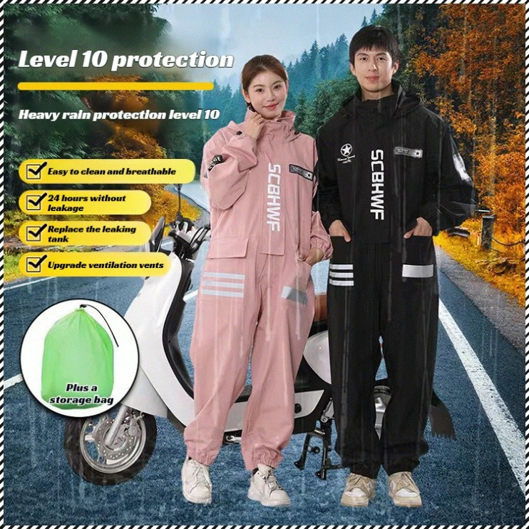 Waterproof Jacket Thermal Insulation Rain Poncho Nutritious Goldfish Inclusion Retractable