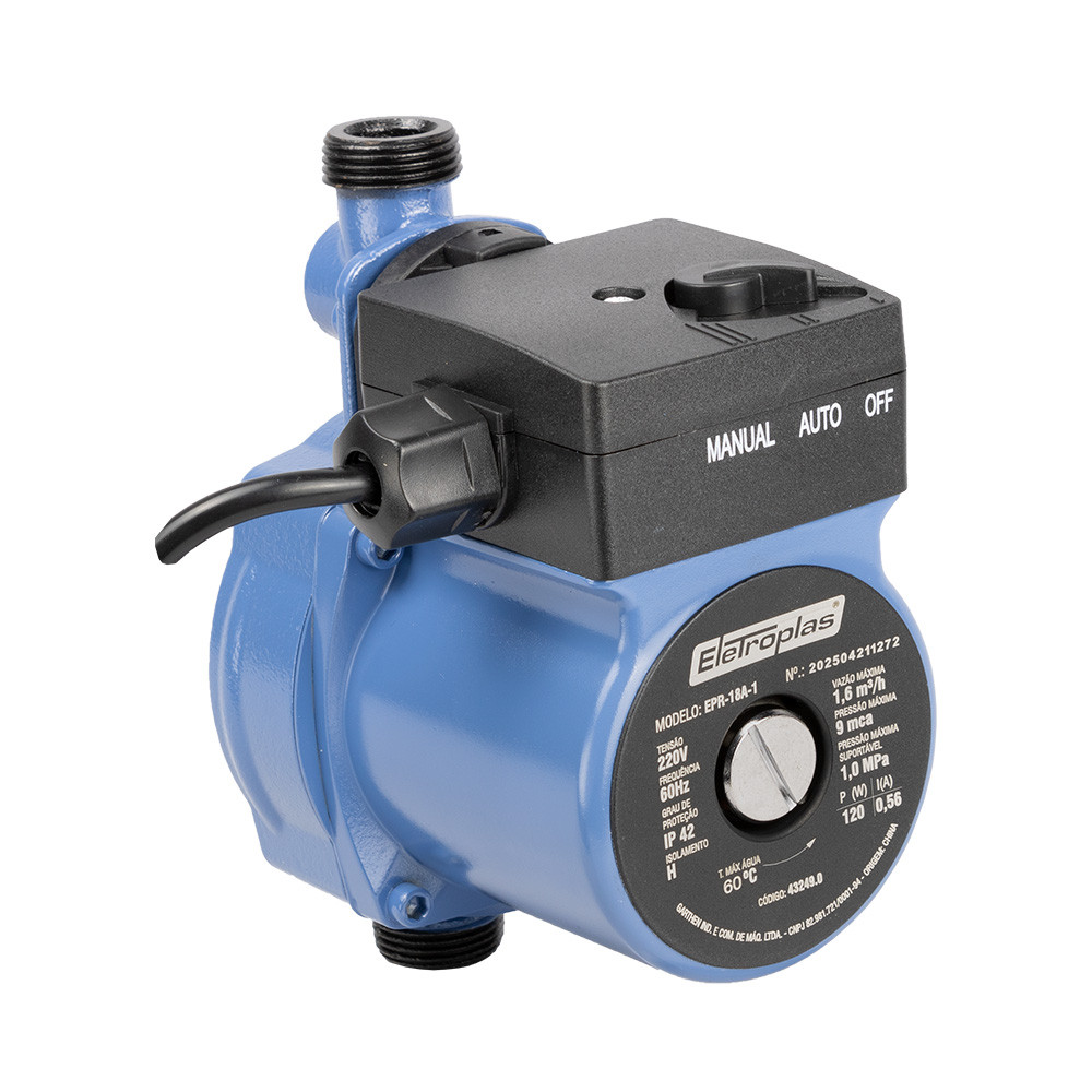 Pressurizador Automático e Manual 120W 3/4