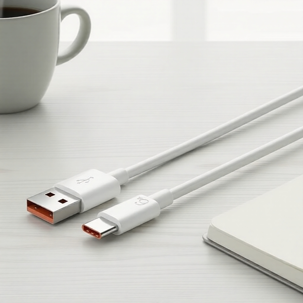 Cabo Turbo Xiaomi 6A USB-C 120W para 11T/Redmi Note 14/13/12/Poco X7 Pro, Carregamento Rápido