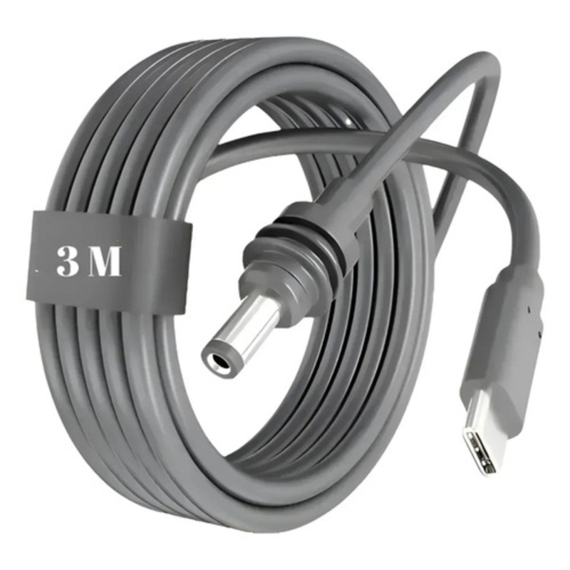 Cabo Para Starlink Mini Usb-c Type C Com 3 Metros Powerbank