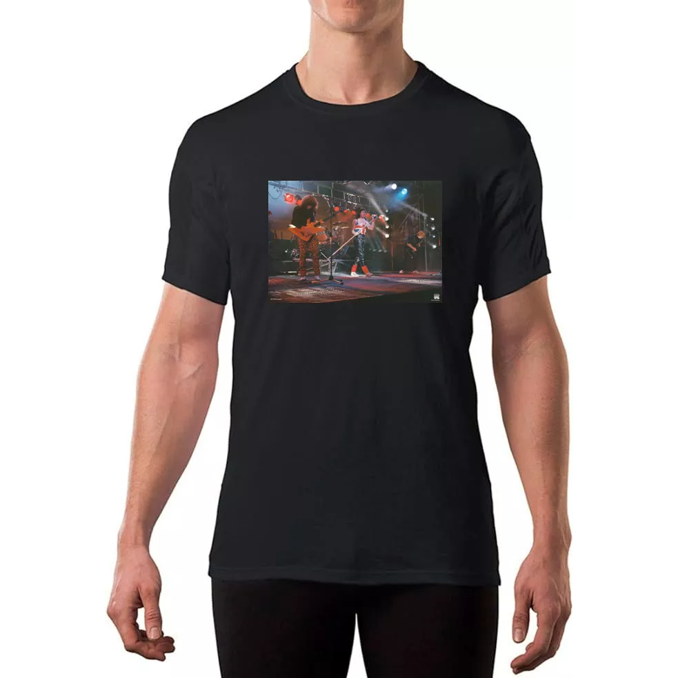 Camiseta Def Leppard Live On Stage 1980's Poster
