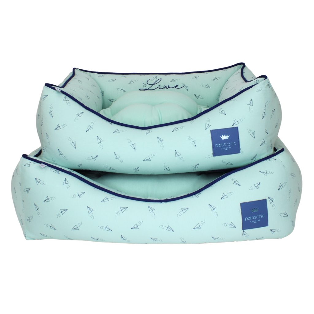 Cama Pet Confortável Retangular Pata Chic - Live