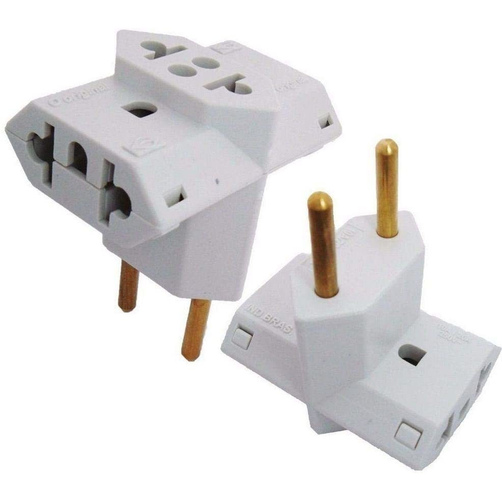 Benjamim T Com 3 Entradas Multiplicador 10a Adaptador 20a Pino Chato Secador Microondas AirFryer Completestore T 3 saida