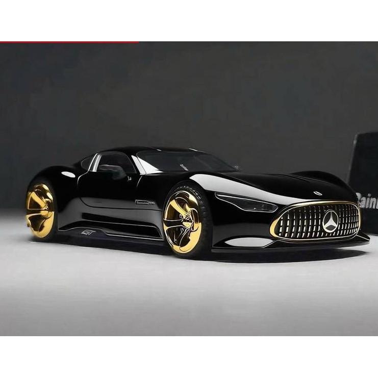 1/36 Alloy Stupid Late GT Vision Sports Car Model Simulation Ornaments Domineering WsLi