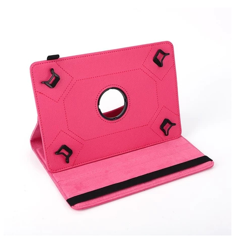 Capa Giratória Universal de Couro para Tablet 7 a 11 Polegadas com Suporte 360°