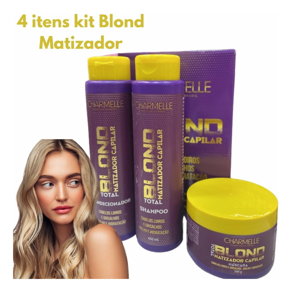 Kit Capilar Bold Matizador Loiros Deslumbrantes Efeito Salão