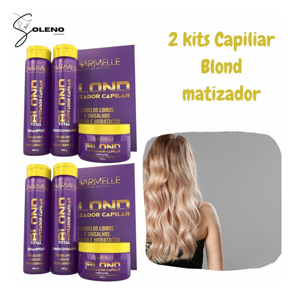 2 Kits Capilares Bold Matizador Proteção Cor Brilho Intenso