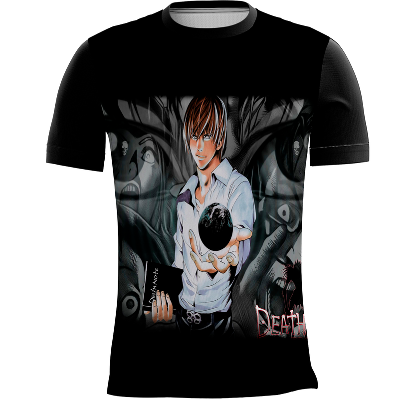 Camiseta Personalizada Estampa Digital Death Note 4_x000D_
