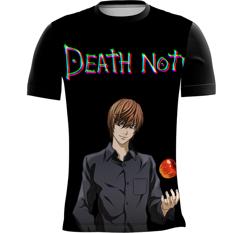 Camiseta Personalizada Estampa Digital Death Note 7_x000D_