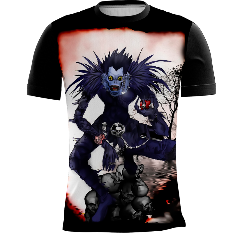 Camiseta Personalizada Estampa Digital Death Note 11_x000D_