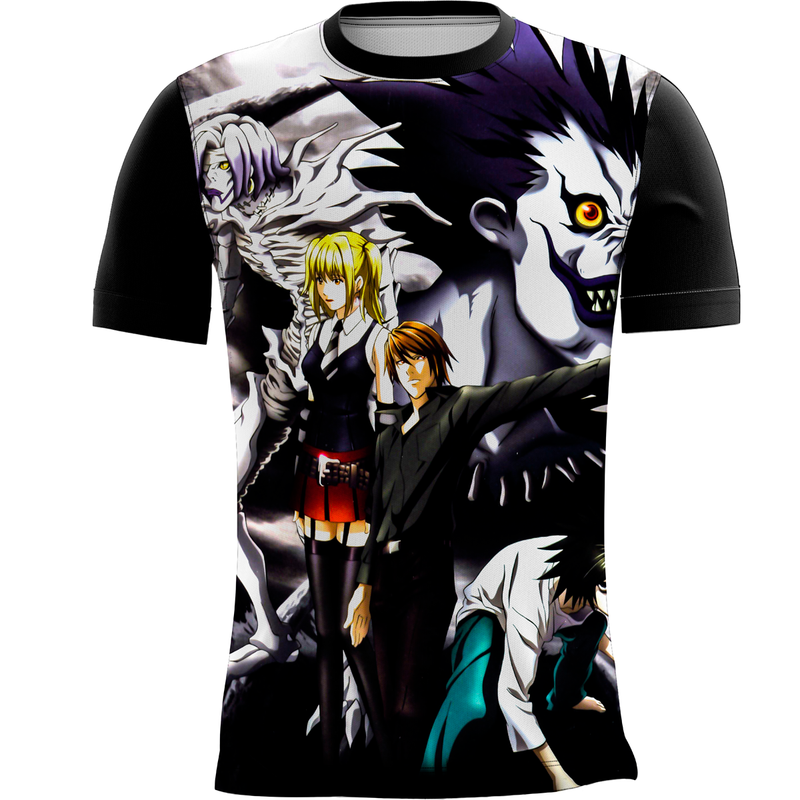 Camiseta Personalizada Estampa Digital Death Note 5_x000D_