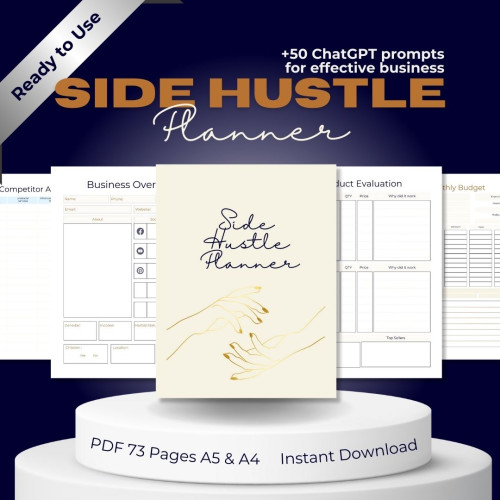 SIDE HUSTLE Ultimate Bundle - Leverage ChatGPT for SUCCESS